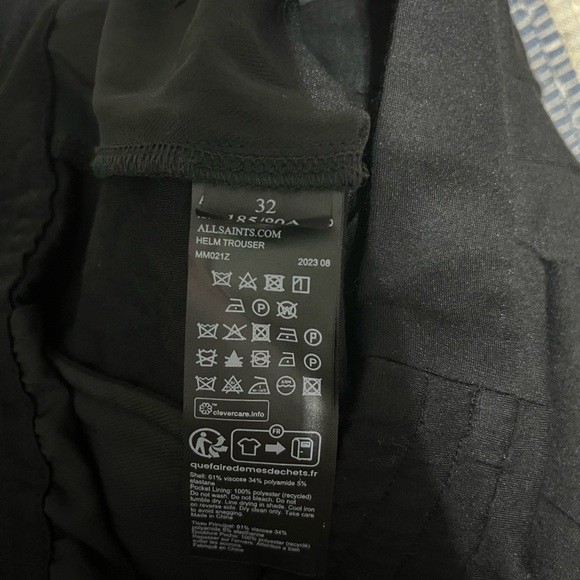 All Saints Men’s Helm Trouser Pants - Picture 6 of 8